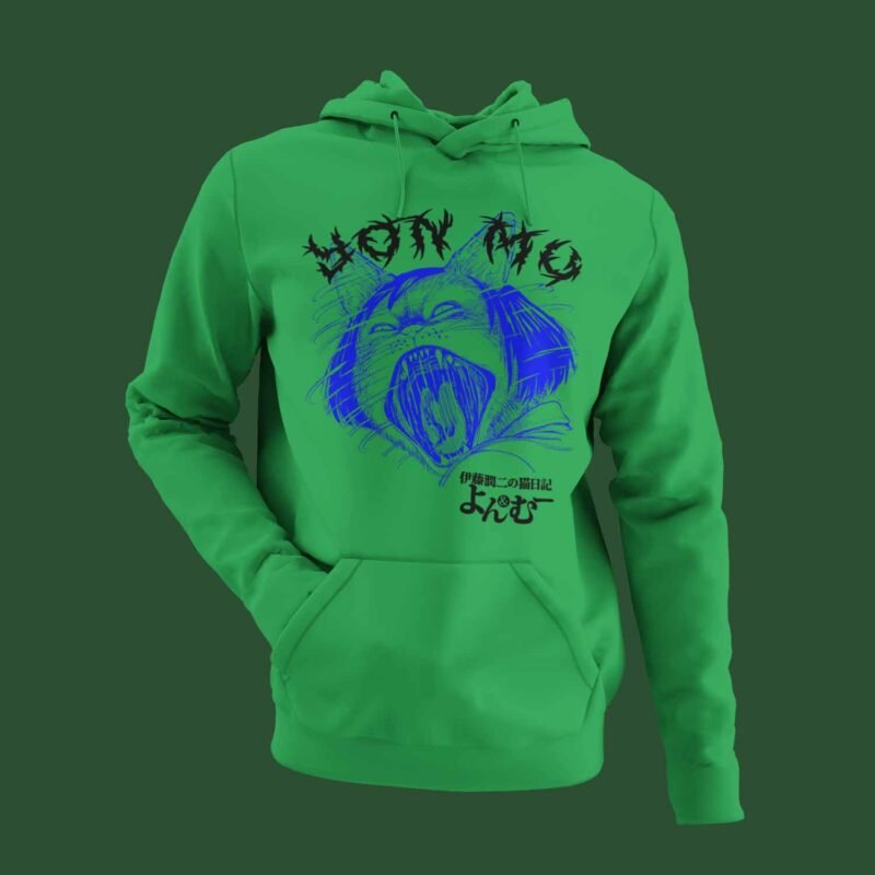 Cat Diary Bite Junji Ito Manga Irish green Hoodie