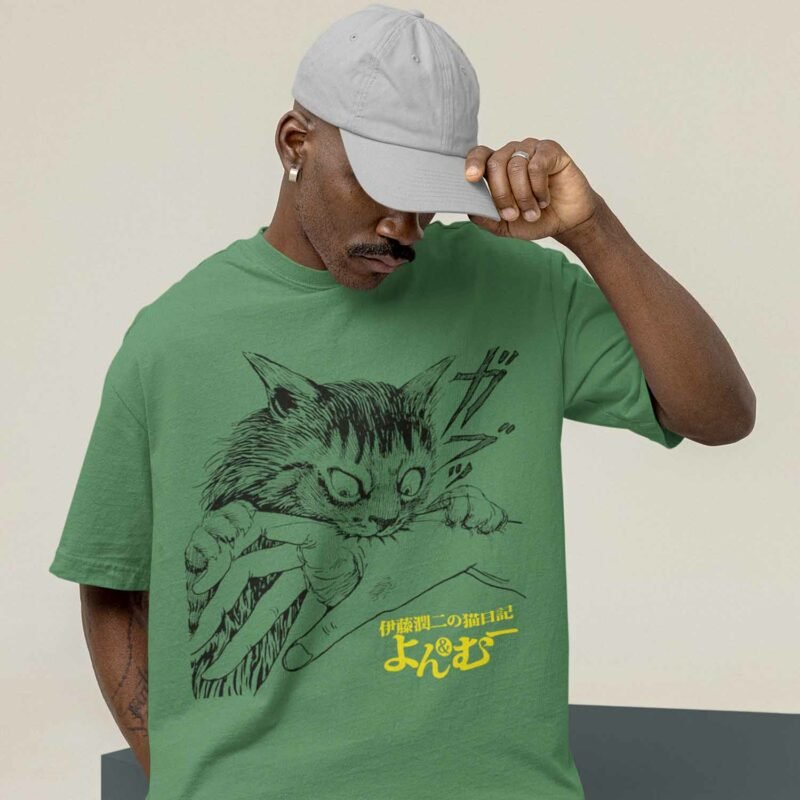 Cat Diary Bite Junji Ito Manga Irish green Shirt