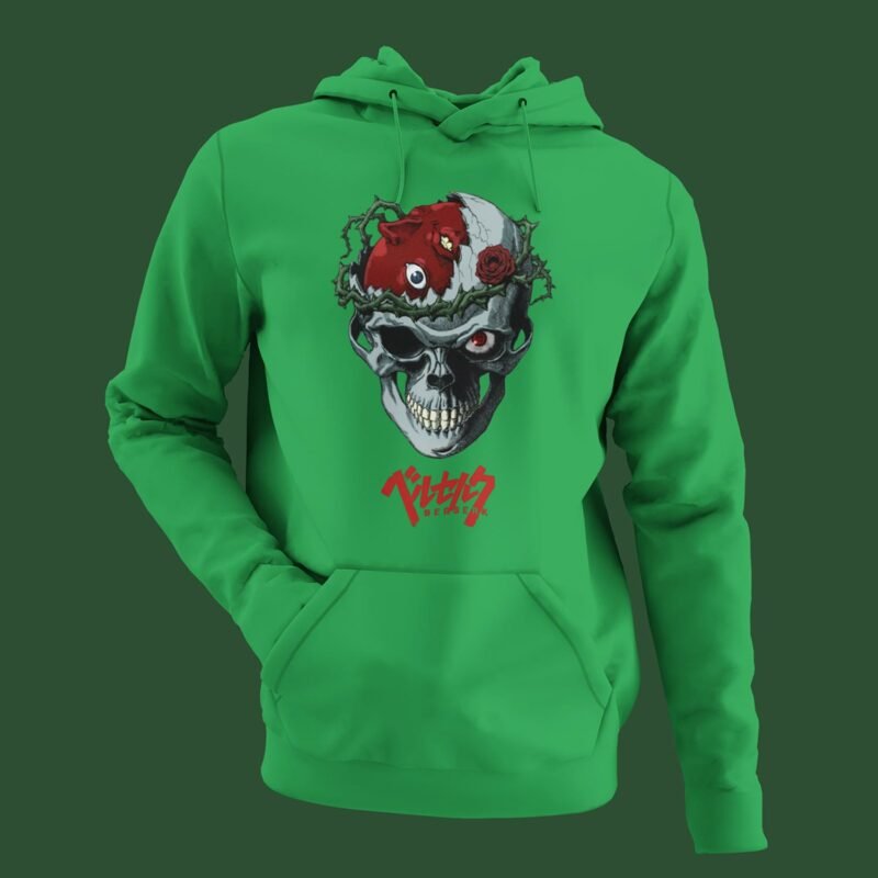 Berserk Behelit Skull Irish Green Hoodie