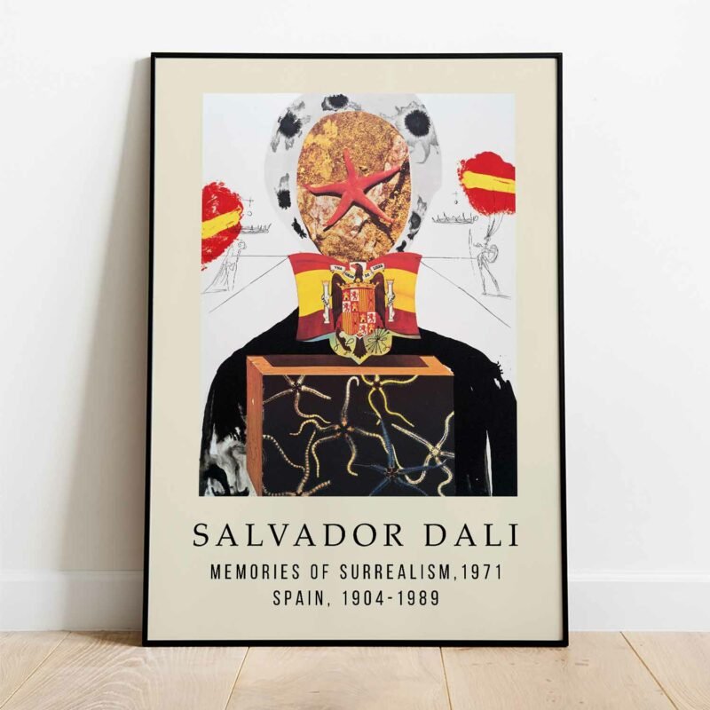 Salvador Dali Memories of Surrealism, 1971 Vintage Paintings