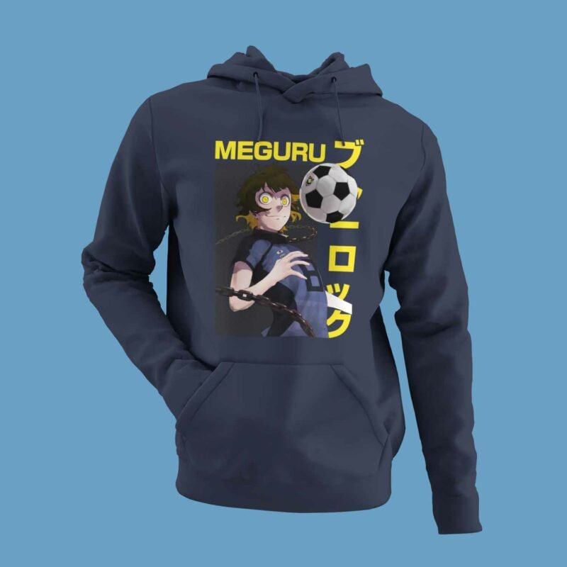 Meguru Bachira Blue Lock Navy Hoodie