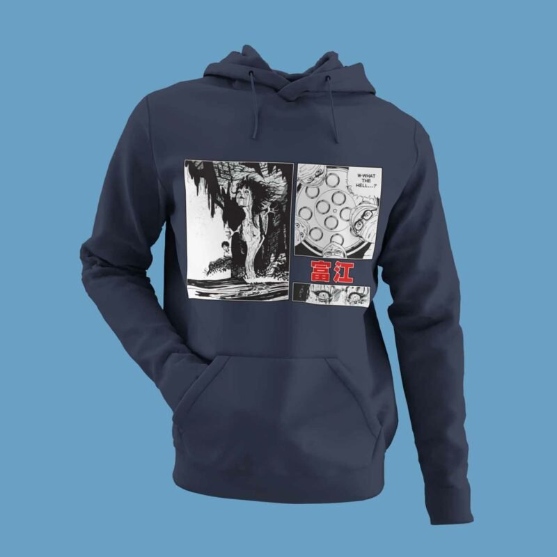 Tomie Junji Ito Navy Hoodie