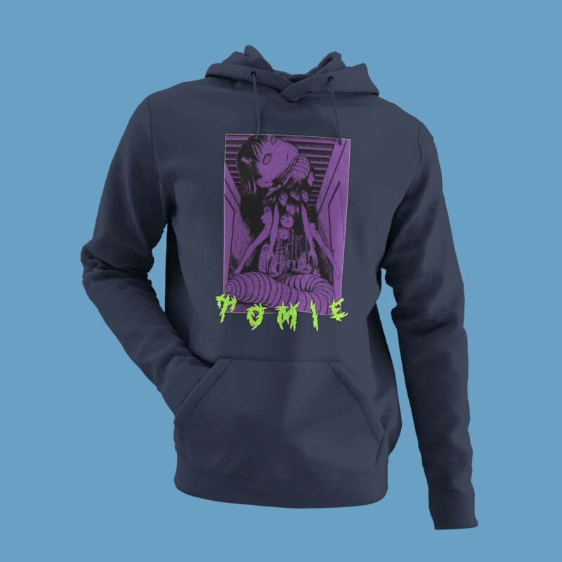 Anime Junji Ito Tomie Navy Hoodie