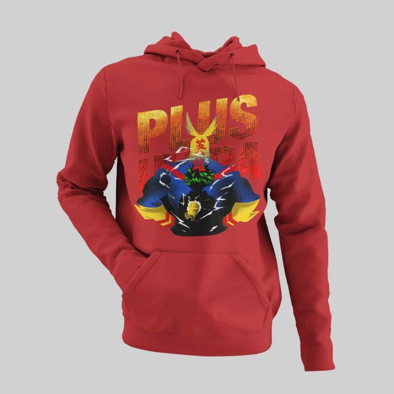 All Might My Hero Academia Red Hoodie