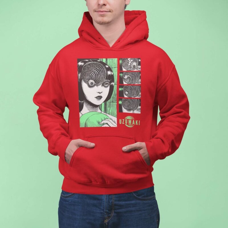 Junji Ito Tomie Pullover Red Hoodie