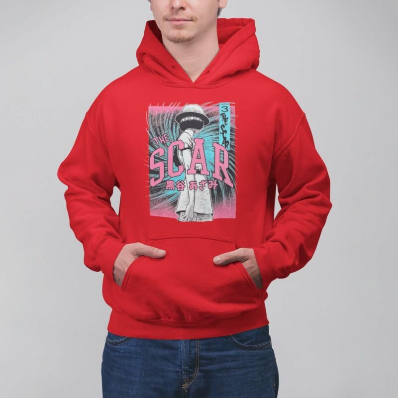 Junji Ito The Scar Manga Red Hoodie