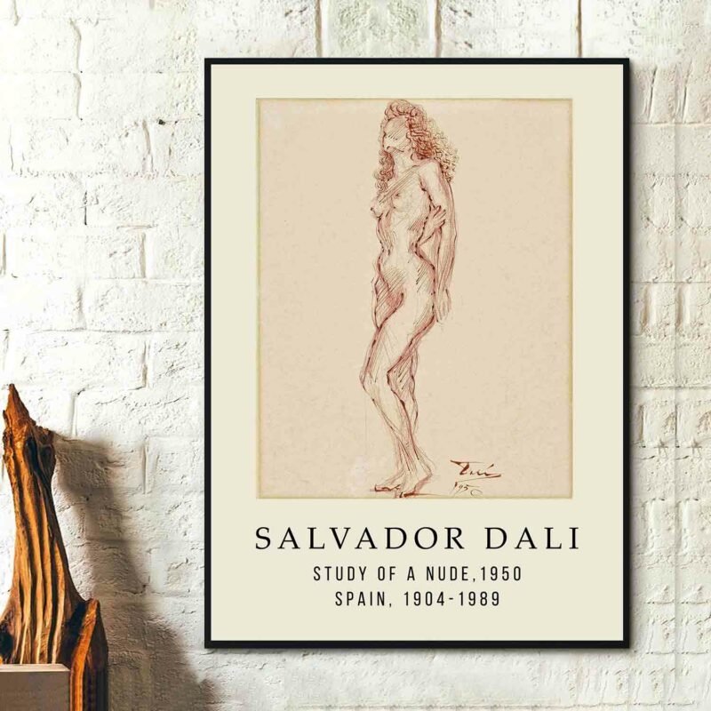 Study of a Nude, 1950 Poster