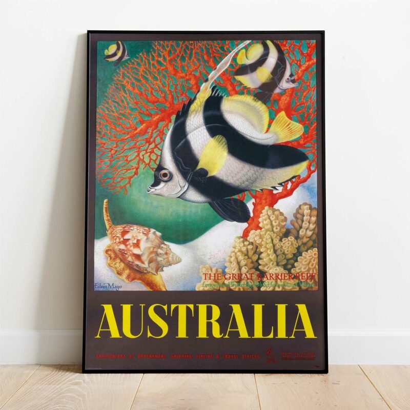 Australia The Great Barrier Reef by Eileen Rosemary Mayo Posters