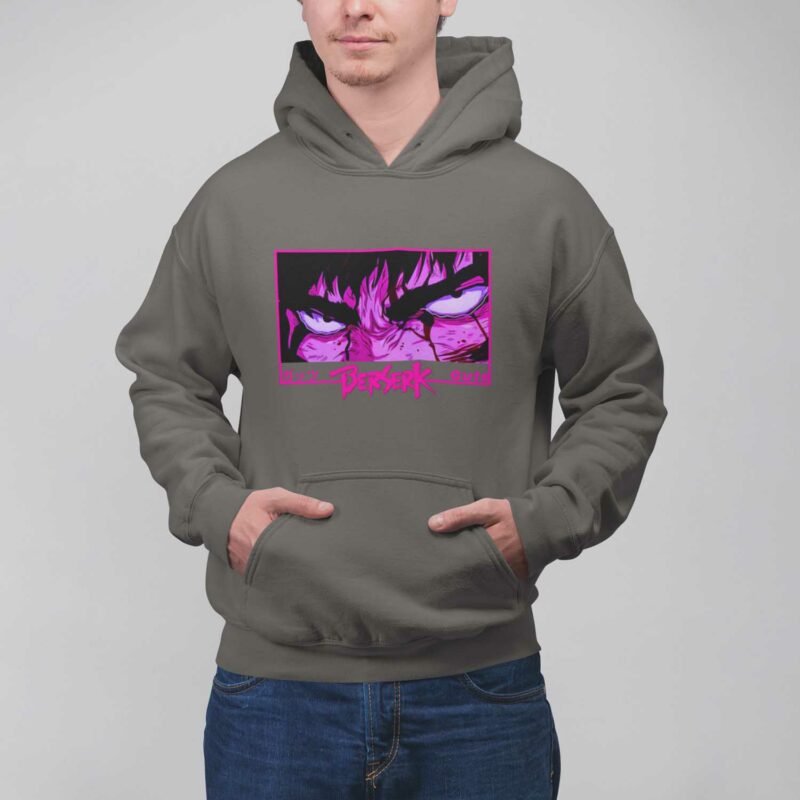 Berserk Guts Crying Charcaol Hoodie