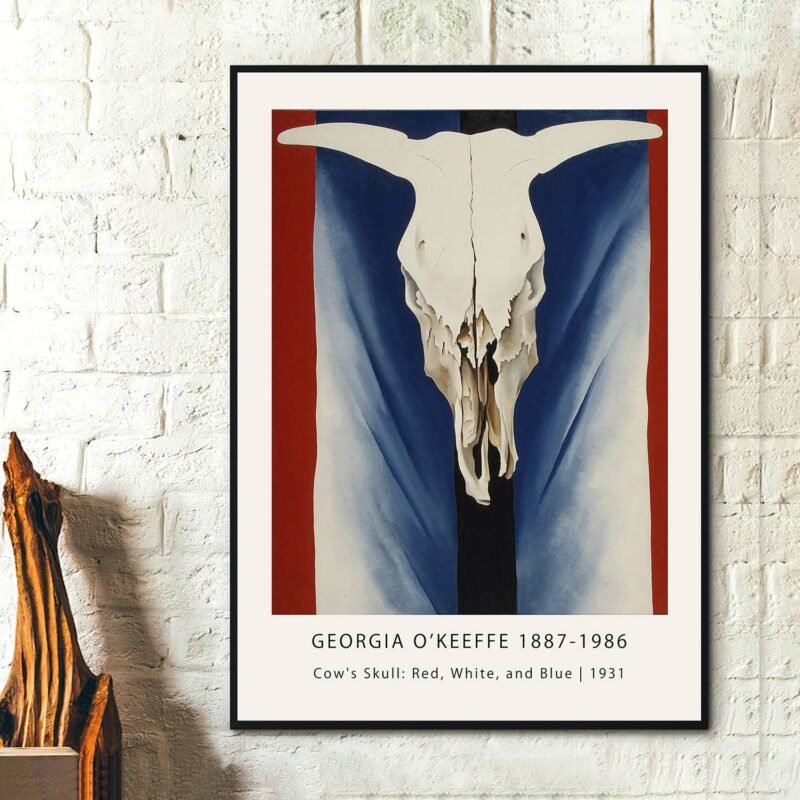 Cow's Skull: Red, White, and Blue 1931 Poster