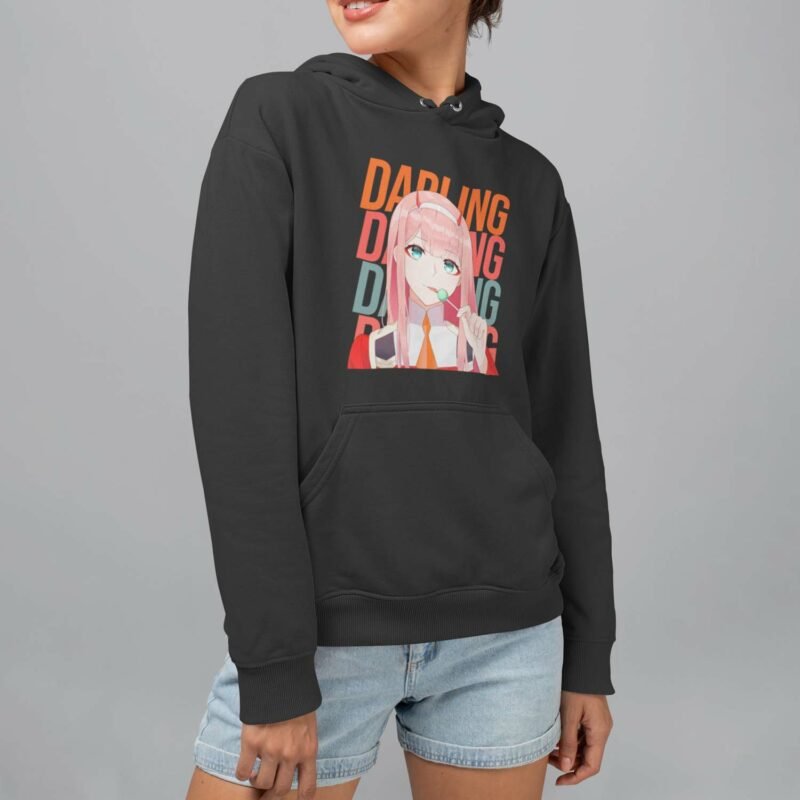 Darling In The Franxx Zero Two Female Pullover Hoodie Cute Style