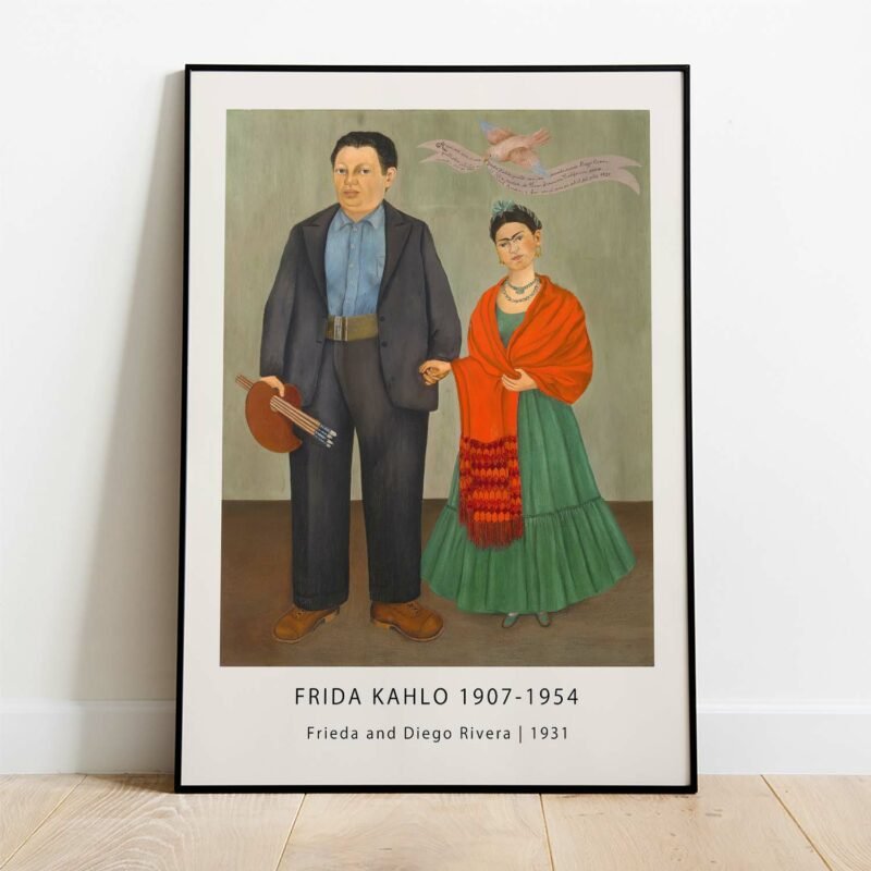 Frieda and Diego Rivera 1931 Poster