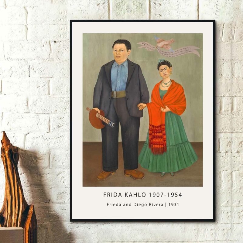 Frieda and Diego Rivera 1931 Painting