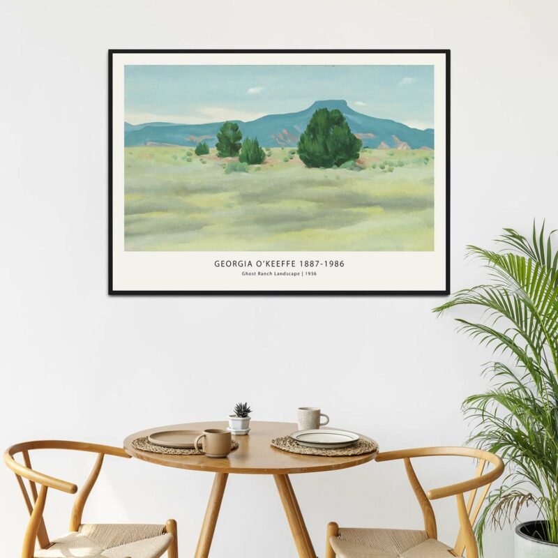 Ghost Ranch Landscape 1936 Poster