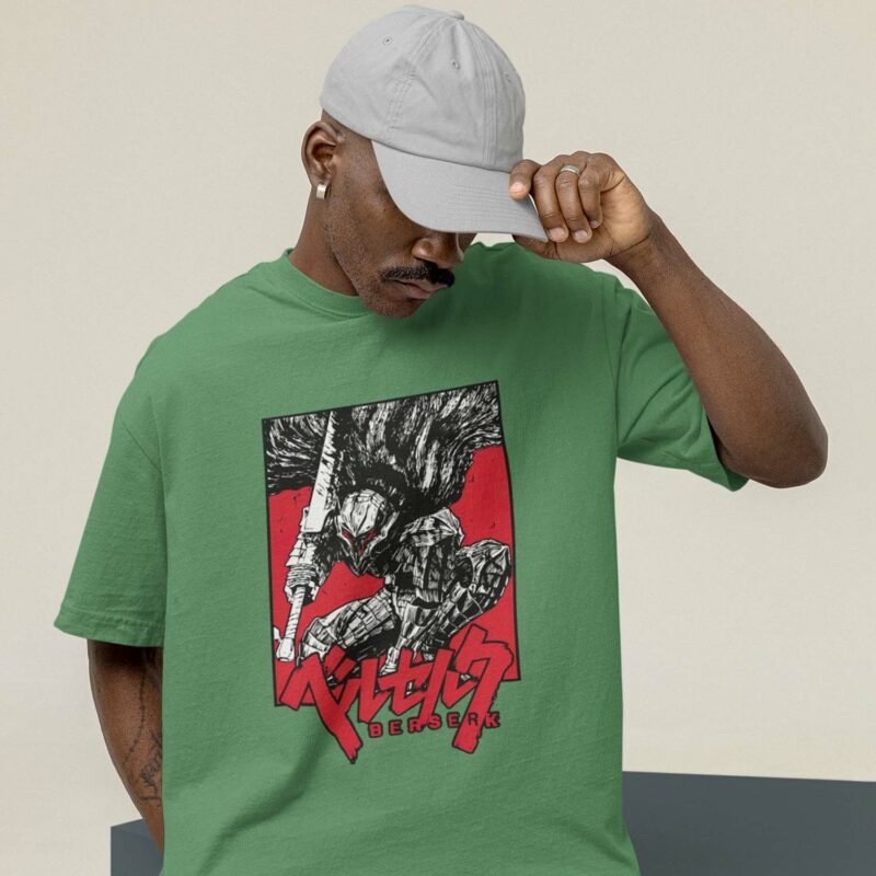 Berserk Gust Dragon Slayer Graphic Irish Green T-Shirt