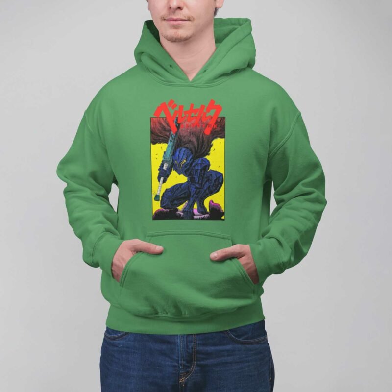 Berserk Guts Dragon Slayer Vintage Irish green Hoodie