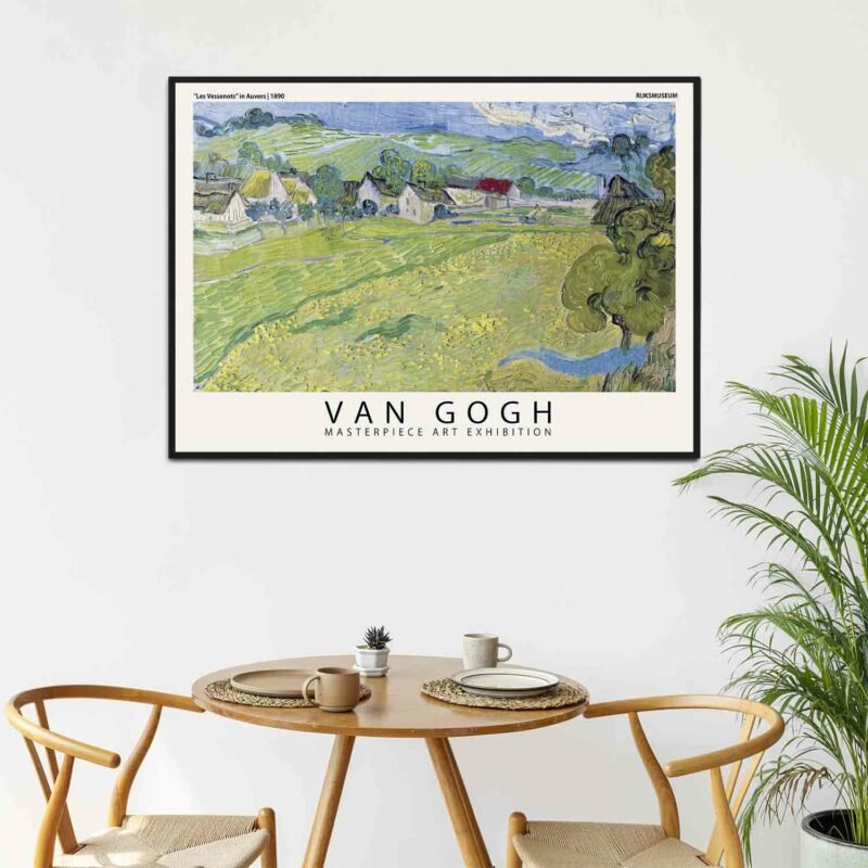 Vincent Van Gogh Les Vessenots in Auvers 1890 Poster
