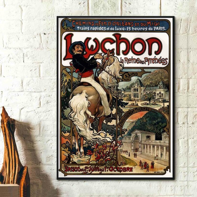 Luchon 1895 Poster
