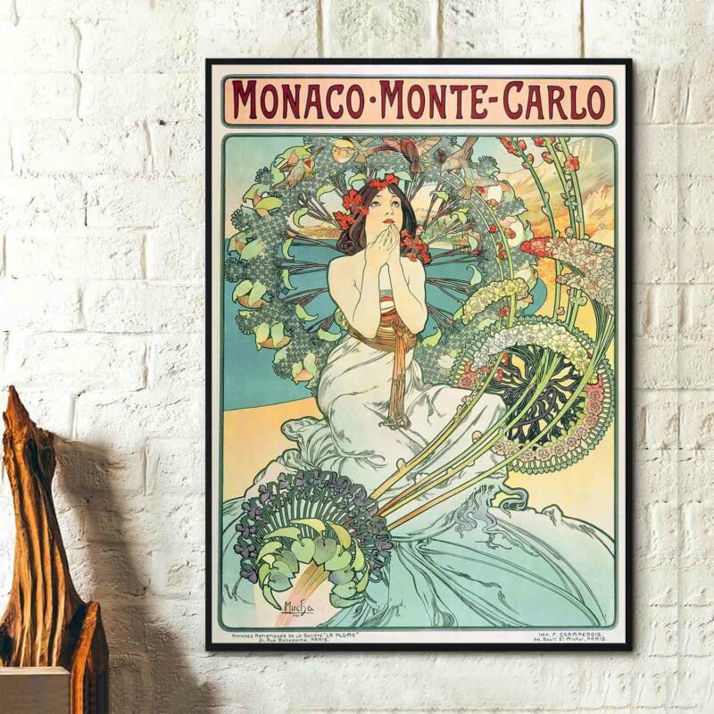 Monaco Monte Carlo 1897 Poster