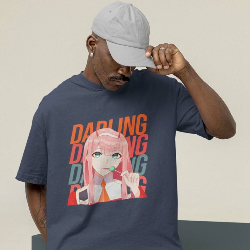 Darling In The Franxx Zero Two Cute Navy Shirt