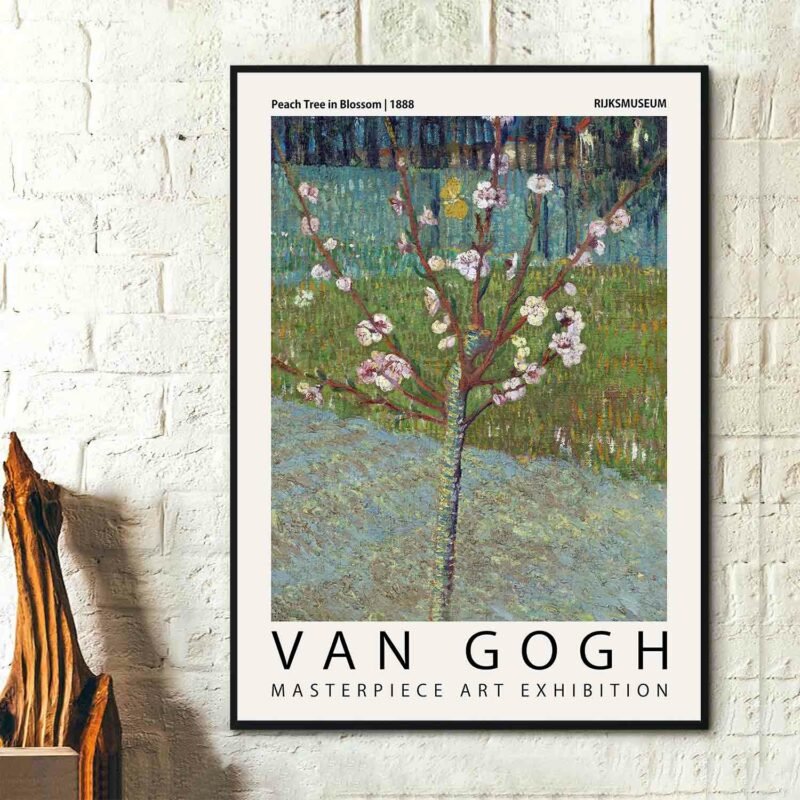 Peach Tree in Blossom 1888 Poster