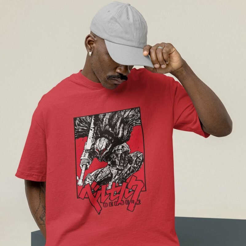 Berserk Gust Dragon Slayer Graphic Red T-Shirt