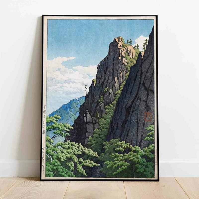 Samburam rock, Kumgang Mountain (Kongosan Sansengan), August 1939 Poster