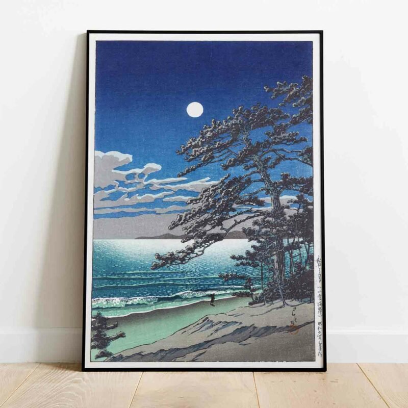 Spring Moon at Ninomiya Beach 1931 Poster