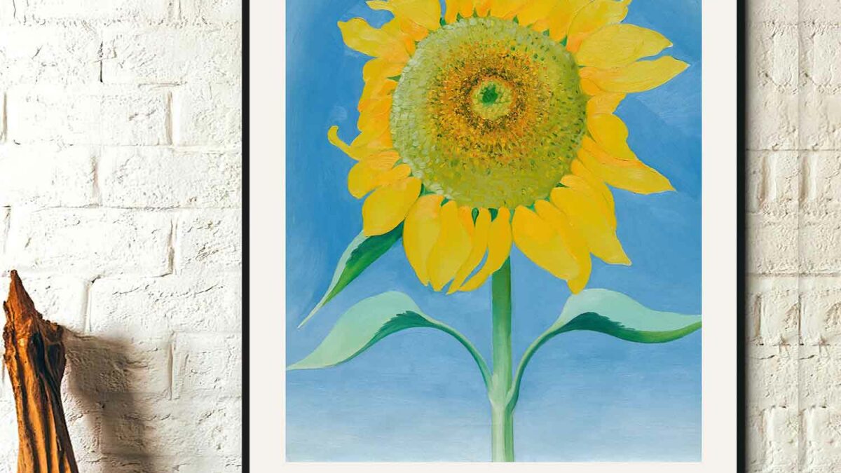 georgia okeeffe sunflower