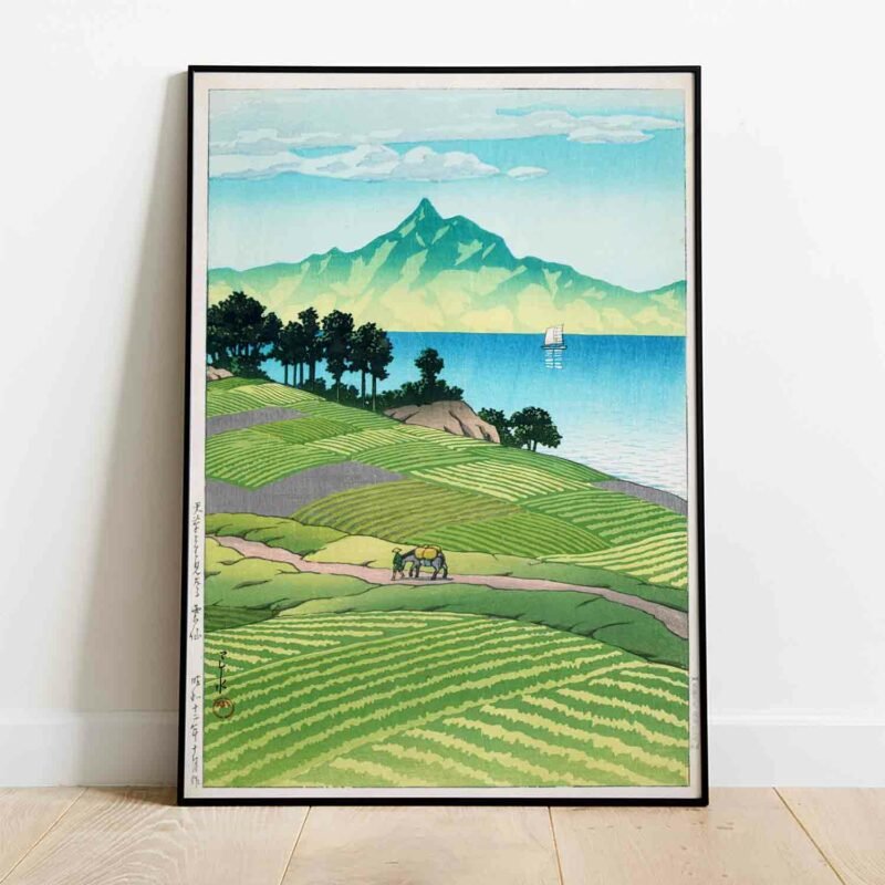 View of Mount Unzen from Amakusa 1929 Poster