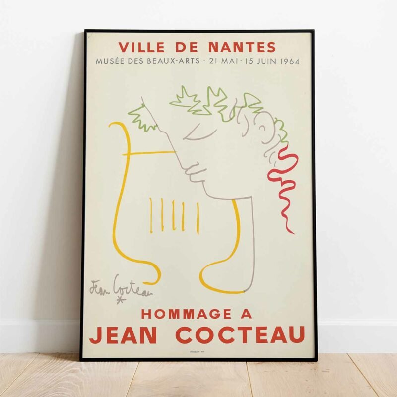 Ville de Nantes, Hommage a Jean Cocteau Painting