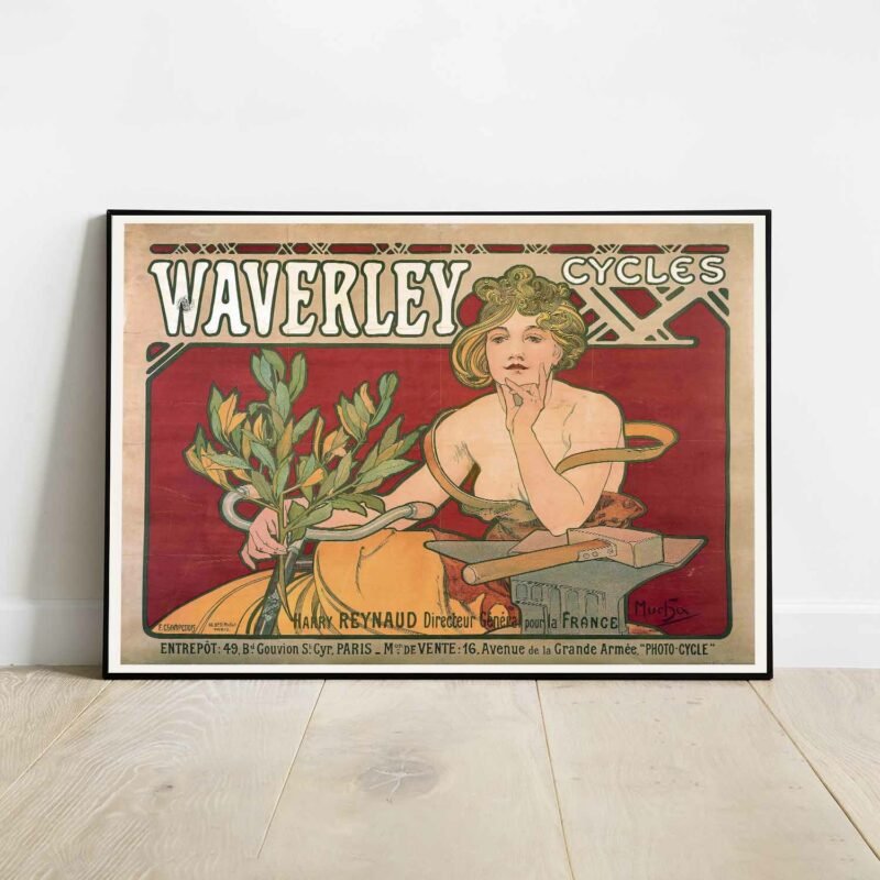 Waverley Cycles 1898 Poster