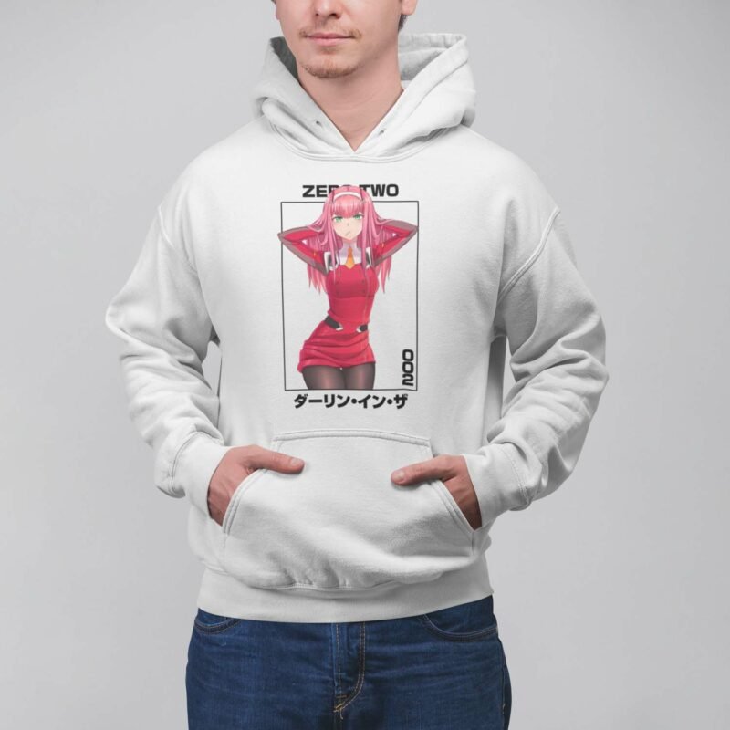 Darling In The Franxx Zero Two White Pullover