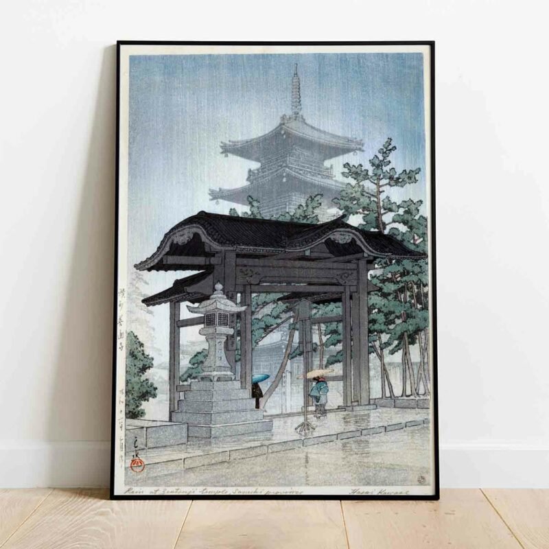 Zentsu Temple, Sanuki Province 1937 Poster