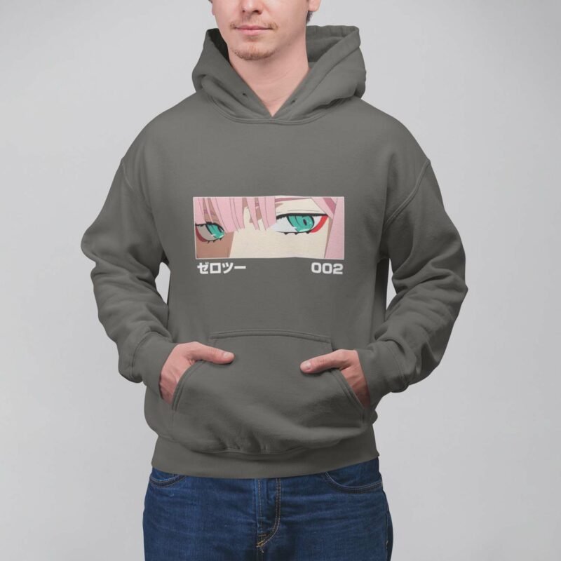 Darling in The Franxx 002 Anime charcaol Pullover