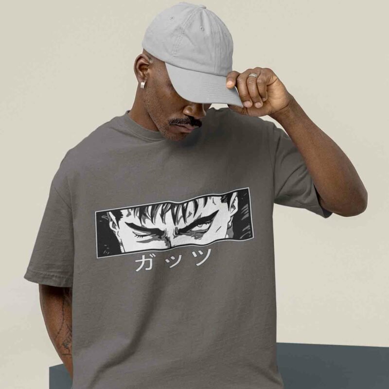 Berserk Guts Eyes charcaol T-Shirt