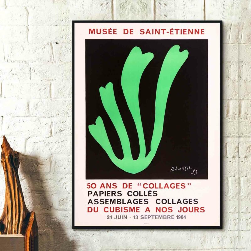 Algue Verte - Musée de Saint Etienne 1964 Poster