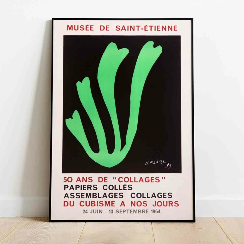 Algue Verte - Musée de Saint Etienne 1964 Painting