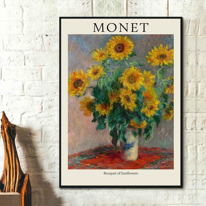 Bouquet of Sunflowers Poster
