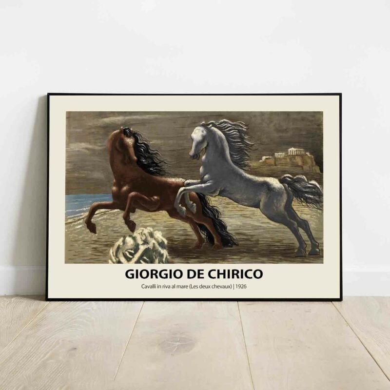Cavalli in riva al mare (Les deux chevaux) 1926 Poster
