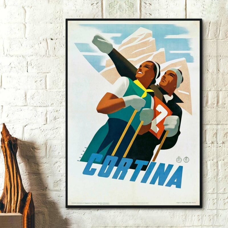 Cortina by Mario Puppo Travel Poster