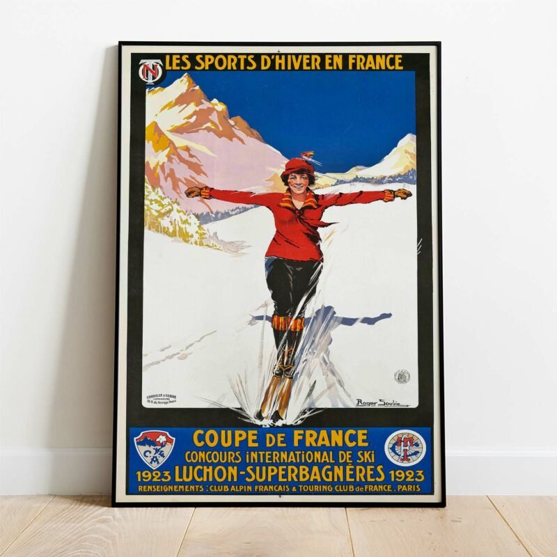 Coupe de France Roger Soubie 1923 Travel Poster