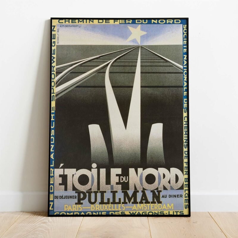 Étoile du Nord (1927) by A. M. Cassandre Travel Poster