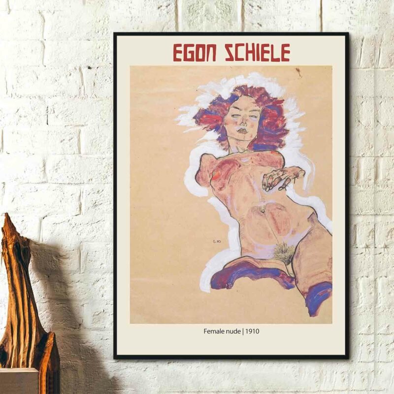 Female nude 1910 Poster