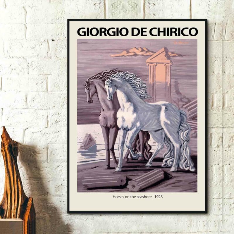 Horses on the seashore 1928 Poster