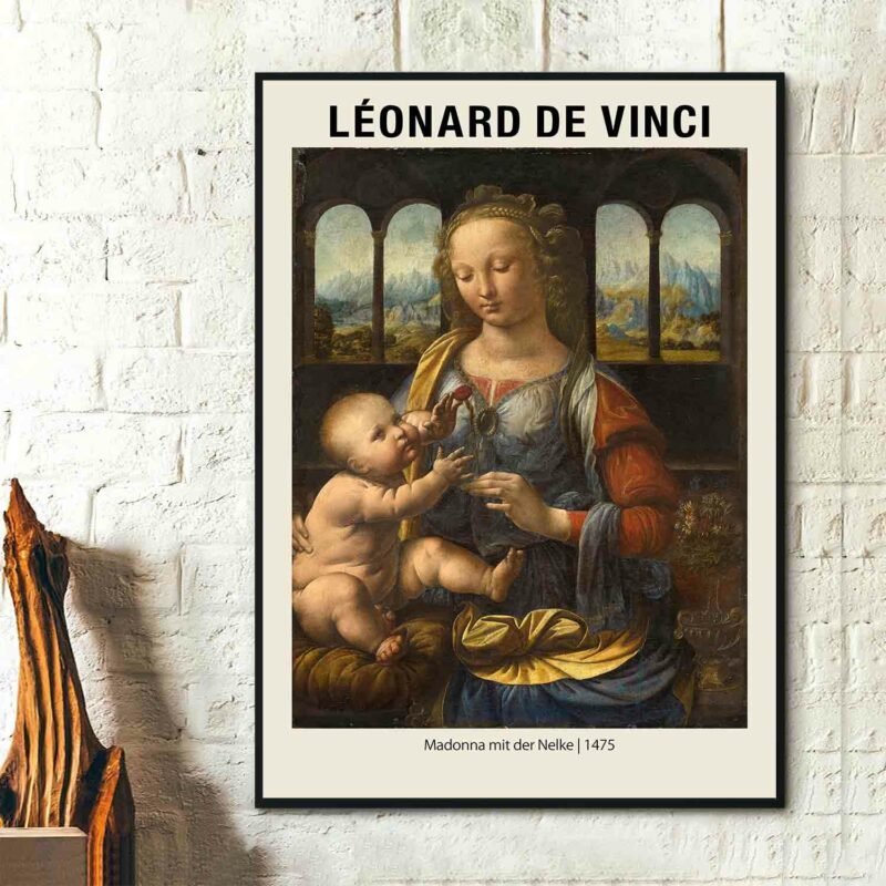 Madonna mit der Nelke 1475 Poster