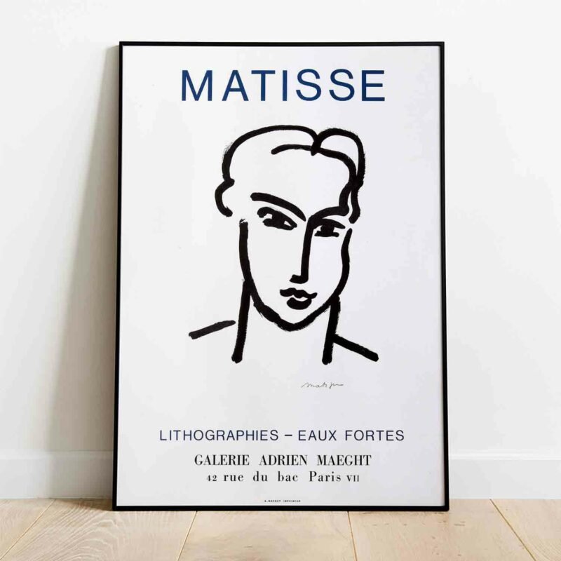Matisse - Lithographies - Eaux Fortes, Galerie Adrien Maeght Painting