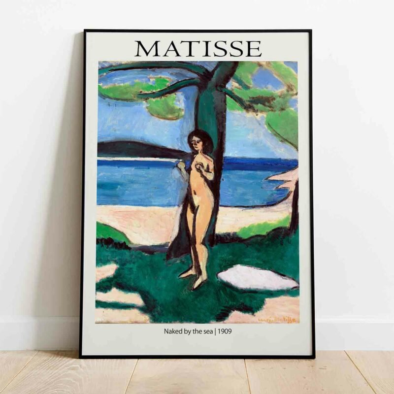 Naked by the sea 1909 Painting