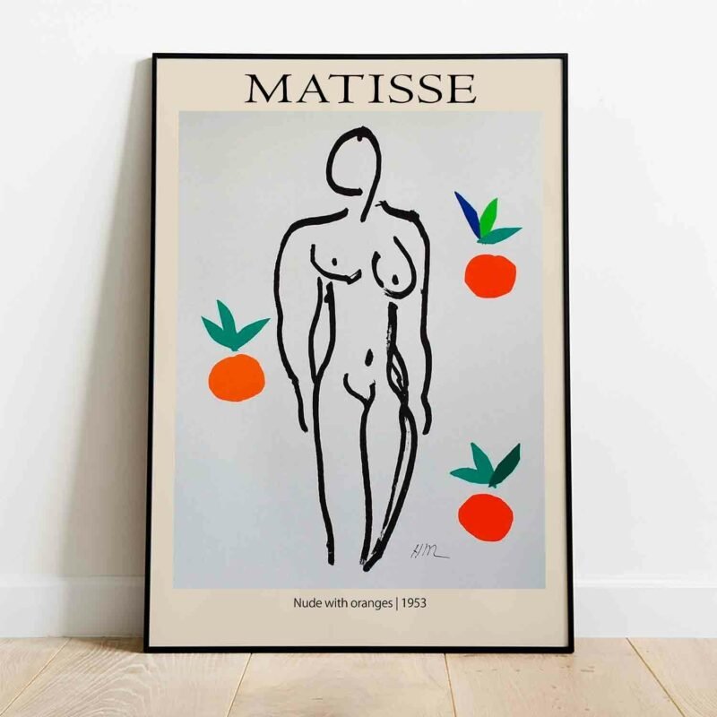Nude with oranges 1953 Painting