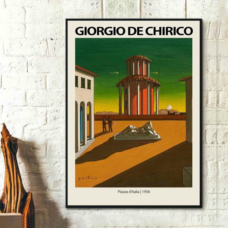 Piazza d'Italia 1956 Poster